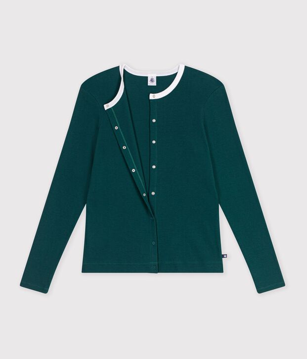 Cardigan in cotone tinta unita donna TREE