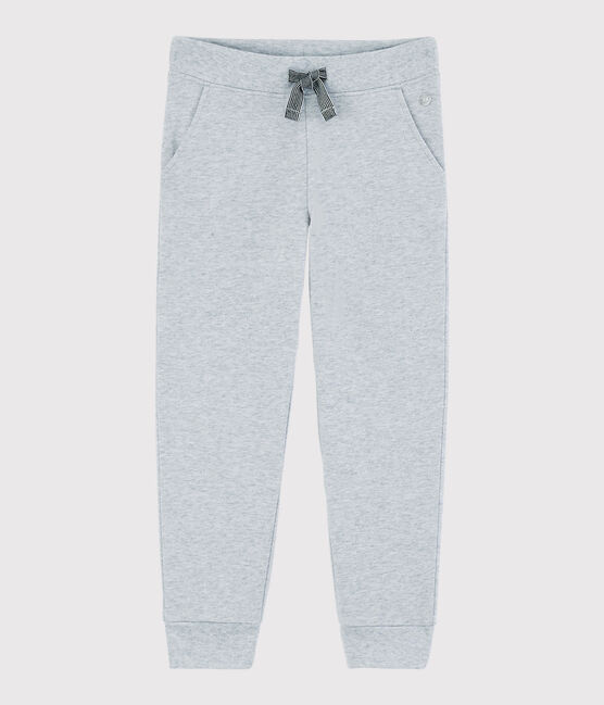 Pantaloni joggers in felpa bambino grigio POUSSIERE CHINE