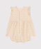 Abito senza maniche con bloomer in jersey leggero neonato bianco AVALANCHE/ MULTICO