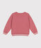Maglia in tessuto felpato bambina/bambino rosa ROSEWOOD