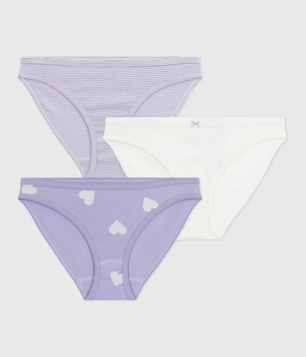 Set di slip in cotone donna multicolore