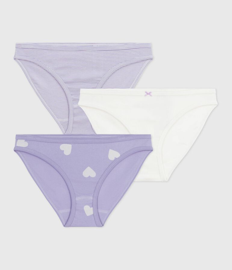 Set di slip in cotone donna multicolore