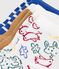 3 paia di calzini in cotone con stampa animalier neonato multicolore