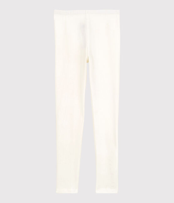 Leggings in jersey lycra bambina bianco MARSHMALLOW