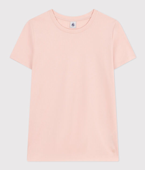 T-shirt LE DROIT girocollo in cotone Donna rosa