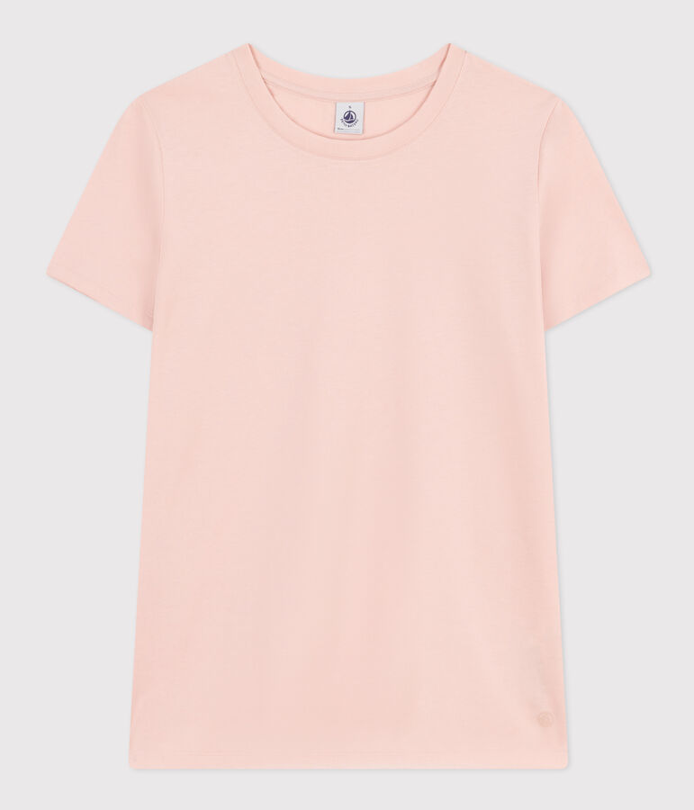 T-shirt LE DROIT girocollo in cotone Donna rosa SALINE