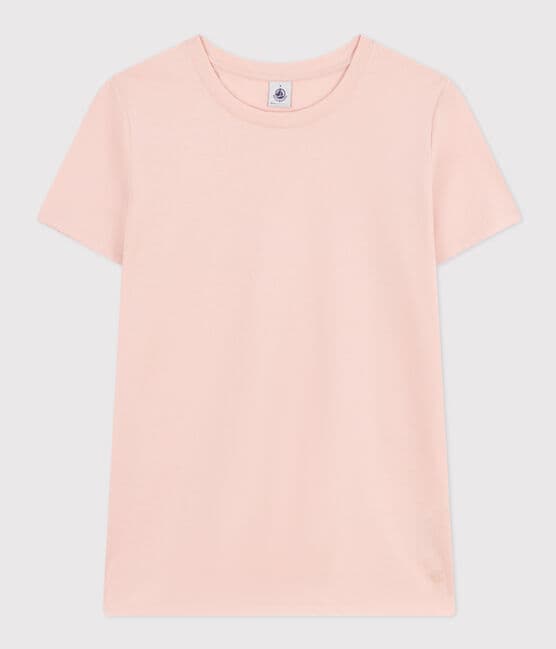 T-shirt LE DROIT girocollo in cotone Donna rosa SALINE