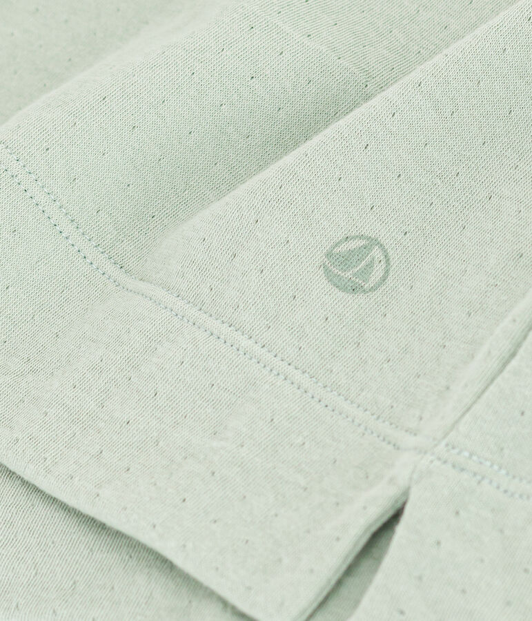 T-shirt LE BOXY in cotone donna verde HERBIER