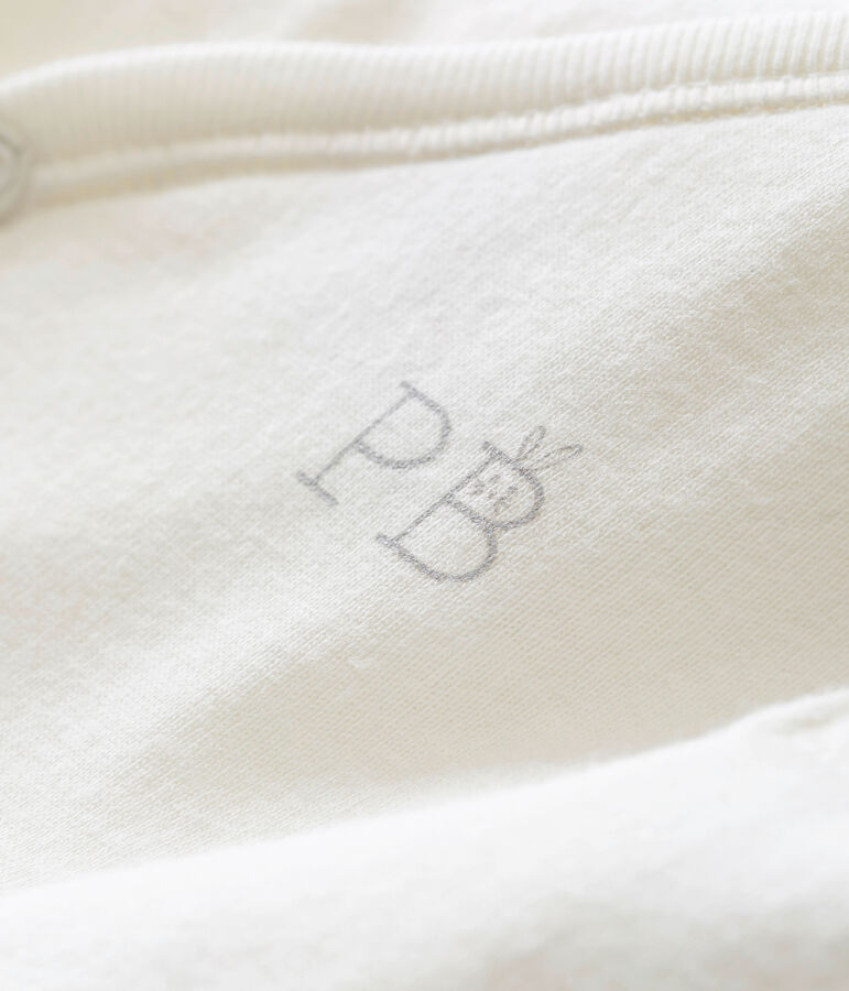 Nuovo body nascita a maniche lunghe bianco