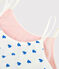 Confezione da 2 brassières cuore rosso bambina in cotone biologico ed elastam variante 1