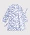Vestaglia in pile con stampa bambino blu/multicolore