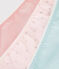Confezione da 3 slip glitterati bambina variante 1