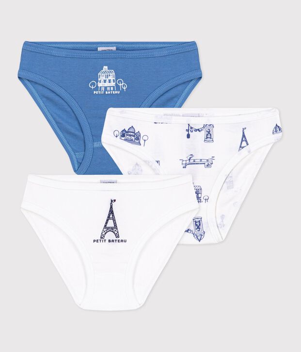 Lot de 3 culottes en coton multicolore
