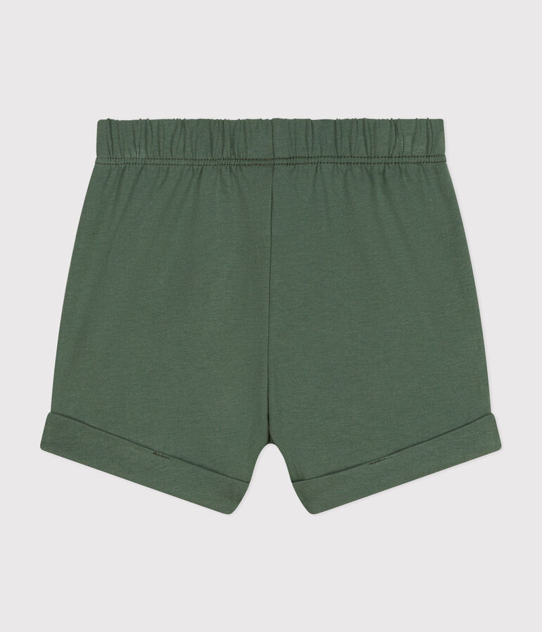 Shorts in jersey leggero beb&egrave; verde