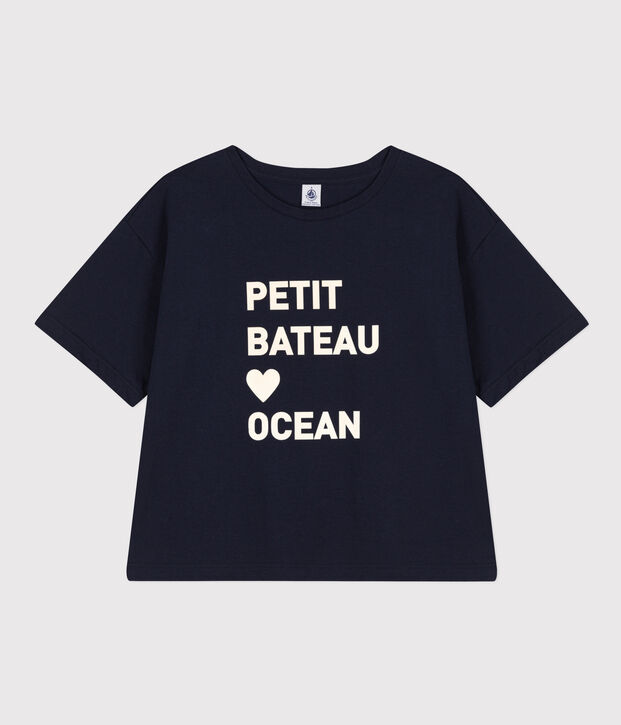 T-shirt LE BOXY larga in cotone donna SMOKING