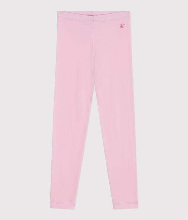Leggings in cotone tinta unita bambina MARQUISE