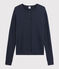 Cardigan iconico in cotone Donna blu SMOKING