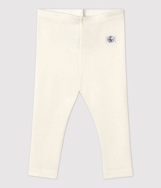 Ghettine neonato in lana e cotone bianco MARSHMALLOW
