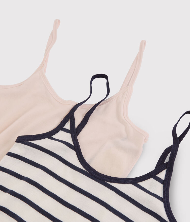 Confezione da 2 canottiere con spalline Donna multicolore