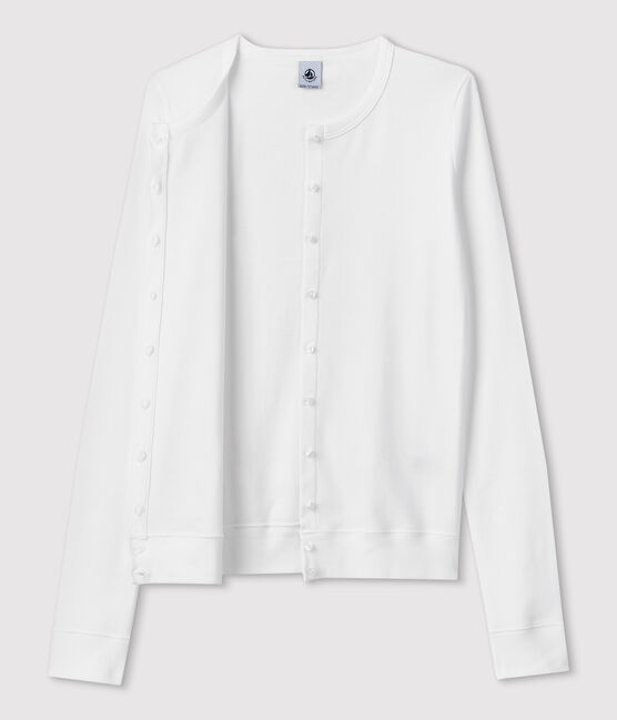 Cardigan iconico donna bianco ECUME