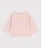 Cardigan bebè in velluto di cotone rosa SALINE