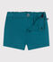 Shorts in serge tinta unita neonato verde DRAGONFLY