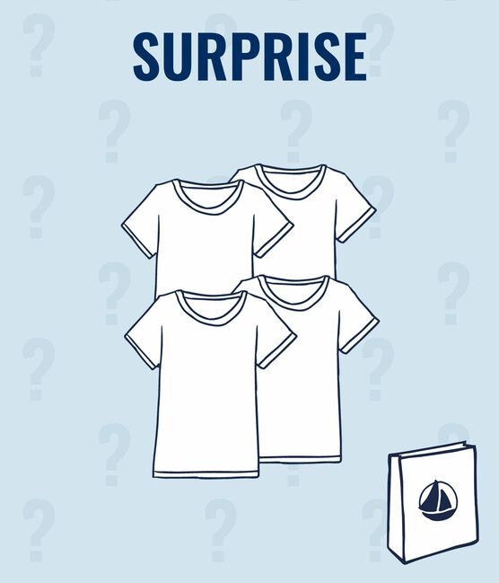 Lotto a sorpresa di 4 T-shirt a maniche corte bambino variante 1