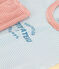 Pigiama corto bambino unisex in cotone millerighe tricolore MIMI/ MULTICO