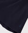 T-shirt Iconica a maniche corte a coste tinta unita donna blu SMOKING