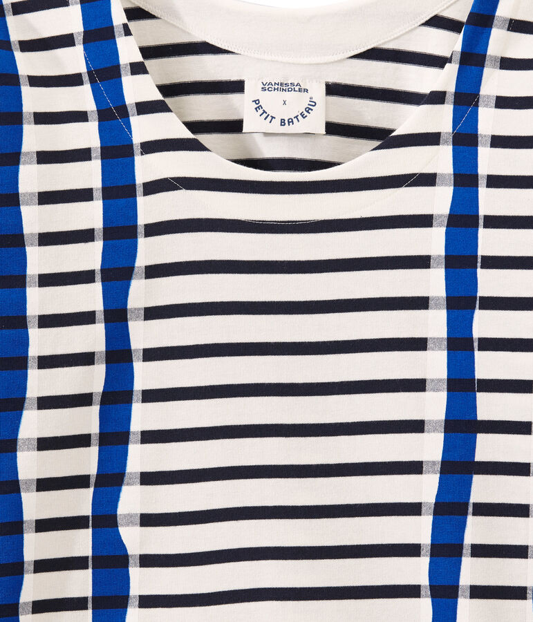 Mariniere Kimono bianco/blu