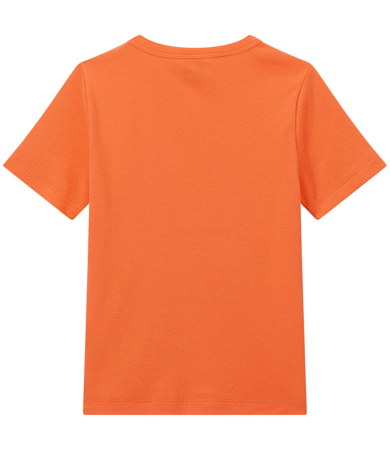 T-shirt bambino con tasca sul petto arancione ORIENT