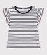 T-shirt a maniche corte in cotone a righe bambino