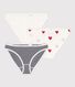 Confezione da 3 slip in cotone Donna