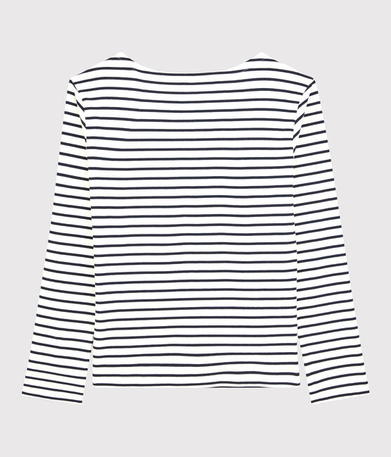 Marinière leggera Donna bianco MARSHMALLOW/blu SMOKING