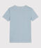 T-shirt L'ICONIQUE girocollo in cotone Donna blu ROVER/bianco MARSHMALLOW