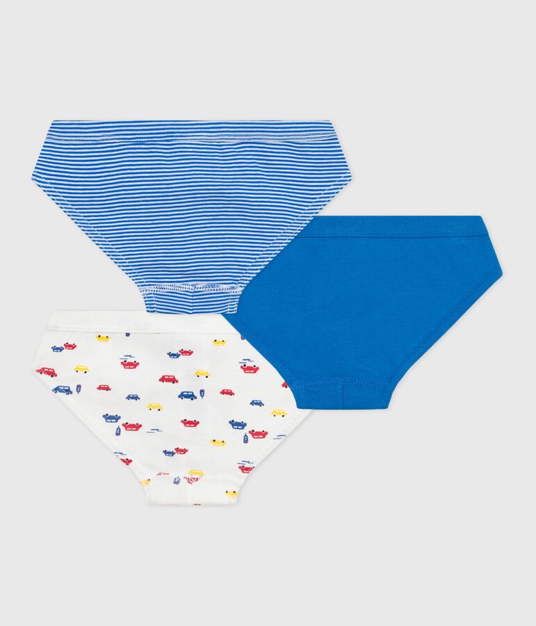 Set di slip in cotone con automobili stampate bambino multicolore