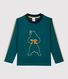 T-shirt bambino a maniche lunghe in cotone