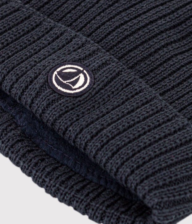 Cappello in maglia con fodera in pile bambino unisex SMOKING