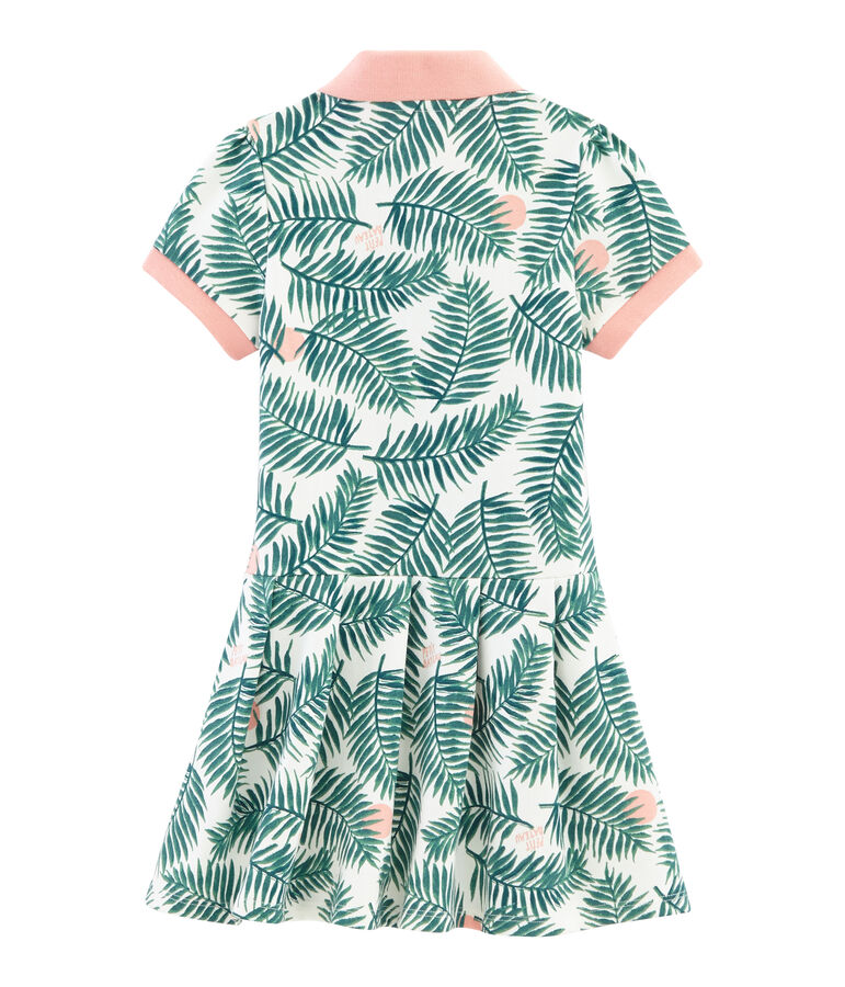 Abito bambina bianco/multicolore