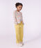Cardigan in cotone a fiori bambina bianco/multicolore