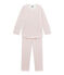Pigiama per bambina stampato bianco LAIT/bianco MULTICO