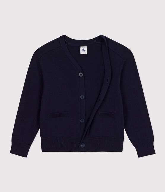 Cardigan in cotone bambino blu SMOKING