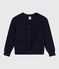Cardigan in cotone bambino blu SMOKING