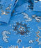 Camicia fantasia in popeline bambino blu BRASIER/bianco MULTICO