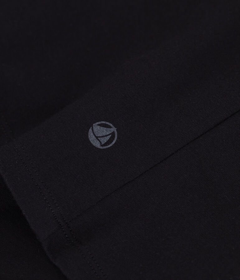 T-shirt donna Le Droit in cotone tinta unita nero BLACK