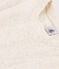 T-shirt LE BOXY in cotone donna beige MONTELIMAR CHINE