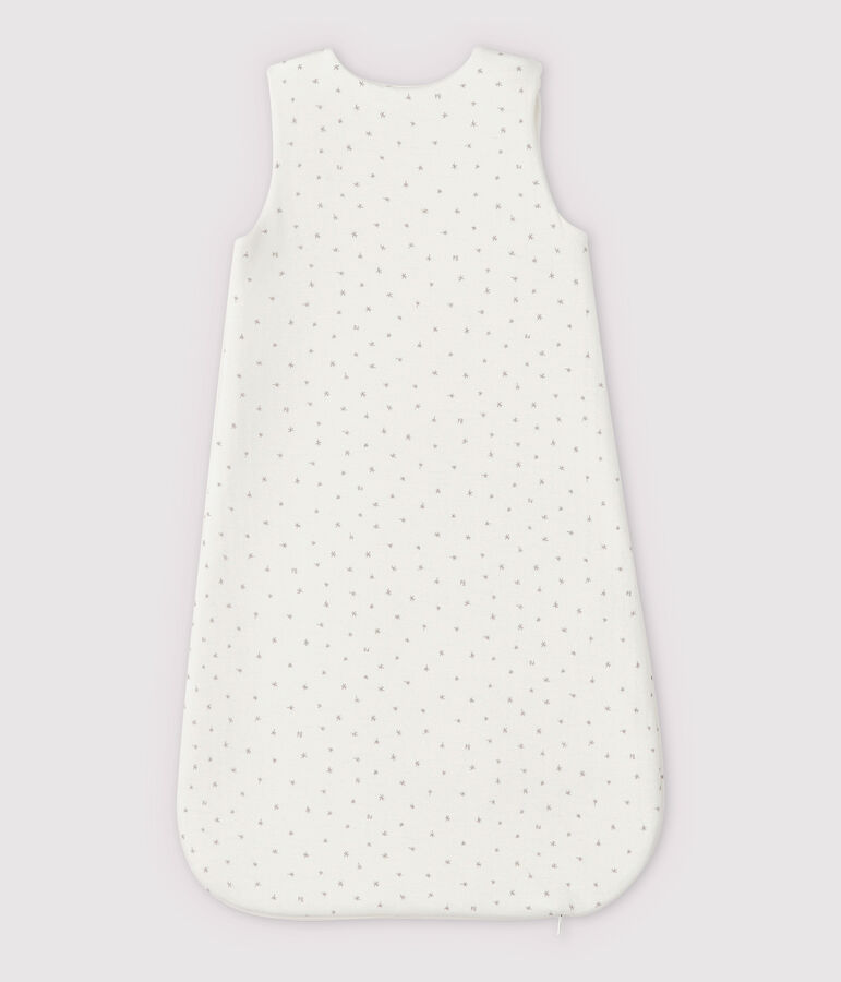 Sacco nanna bianco beb&egrave; in tubique di cotone biologico bianco MARSHMALLOW/bianco MULTICO