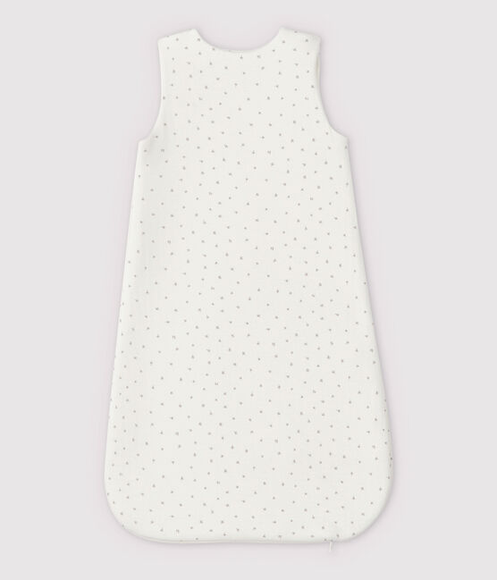 Sacco nanna bianco bebè in tubique di cotone biologico bianco MARSHMALLOW/bianco MULTICO