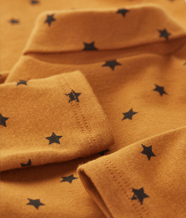 Body manica lunga e dolcevita beb&egrave; unisex marrone/grigio