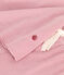 Pigiama short donna in cotone rigato rosa ROSEWOOD/ MARSHMALLOW